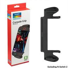 YIYI Console Grip With 5 Game Slots Compatible With Nintendo Switch 2 (2025), Ergonomic Grip Hard Shell For Users Who Prefer Handheld Mode, 1pc Black (NOT For Switch 1) - View 10