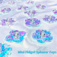 1/6/12/18/24/30/50 Pack Mini Christmas Snowflakes Toys,Christmas Snowflakes Fidget Spinners Bulk-Mini Toys For Kids Teens Adults Birthday Party Favors,Stress Relief Sensory Toys,Birthday Party Favors Gifts For Kids Teens Adults,Christmas Stocking Goodie Bag Stuffers,Treasure Box Toys For Classroom Prizes Supplies