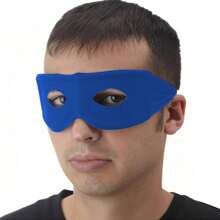 1pc/4pcs Solid Color Tie Blindfold, Unisex Birthday Party Gathering Masquerade Decorative Face Mask