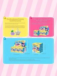 Hasbro 毛绒盲盒 - 大头毛绒肉丸系列，手机挂饰，可爱吊坠，Pinkie Pie，Twilight Sparkle，Fluttershy，Rainbow Dash，Rarity，Applejack，生日/节日惊喜礼物，粉丝礼物 | 一套，随机发货 - 彩色 - 查看 7