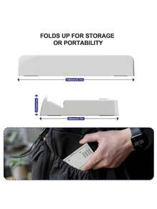 ASUS ROG Ally X/R-G Ally Multi-Angle Adjustable Kickstand - Portable, Foldable Base Holder With Anti-Slip Pads For Handheld Gaming Consoles, Portable Gaming Accessory | Adjustable Stand | ABS Material, Gaming Console Accessories - White - View 4