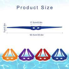 1pc/4pcs Solid Color Tie Blindfold, Unisex Birthday Party Gathering Masquerade Decorative Face Mask