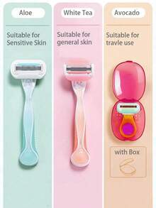 GILLETTE 3 件/1 包吉列维纳斯舒适滑顺白茶女士剃须刀替换刀片 3 层刀片替换刀片顺滑剃须适合所有肤质