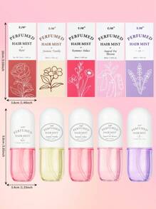 Rose Enchanting Hair Fragrance Mist- Long-Lasting, Non-Greasy, Moisturizes, Refreshing, And Seductive Warm Floral Scent For Women - Perfect Dating, Party, And Daily Life Gift Idea For Her