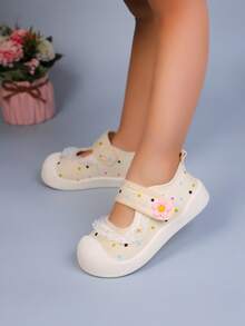 Toddler Boys/Girls Soft Sole Lightweight Spring First Walking Shoes, Suitable For Spring And Autumn - Yellow - View 5