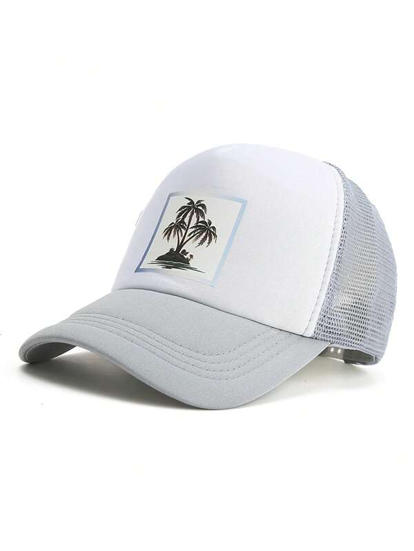 1pc Unisex Adjustable Embroidery Baseball Cap, Truck Driver Hat, Suitable For Spring, Summer, Outdoor, Beach, Sports
