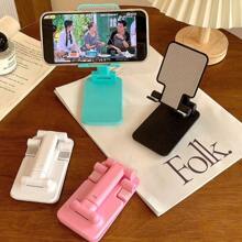 Desktop Mobile Phone Holder Lazy Folding Smartphone Tablet PC Holder Portable Photo Video Live Broadcast Compatible With IPhone, Android Phone, Gift For Birthday, Family, Friends Phone Stand Phone Accessories