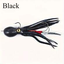 Avlcoaky 1pc 10cm/ 21.5g Soft Squid Skirts Bait Fishing Lure Octopus PVC Rubber Artificial Soft Bait Trolling Lure - Multicolor - View 15