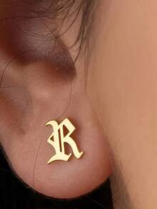 S925 Sterling Silver Custom Stylized Initial Ring - Personalized Jewelry Gift For Sweethearts, Besties, Family Members & Self - Perfect For Valentine's Day Celebrations, Milestone Anniversaries, Birthday Bashes, Daily Fashion - Forward Ensembles, Memorable Special Events & Heartwarming Memory - Keeping Occasions - Multicolor - View 3