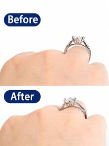 40 件隐形戒指尺寸调节器 - 隐形戒指尺寸调节垫，适合松散的戒指，适合所有手指尺寸 - 隐形耳环尺寸调节器，适合松散的戒指 - 多种手指尺寸，舒适且具有保护性的戒指调节工具 - 彩色 - 查看 6