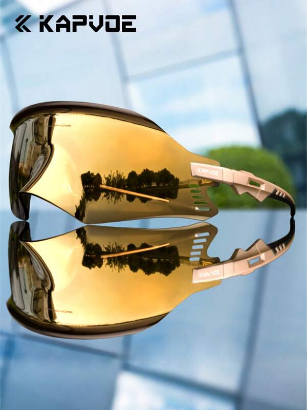 KAPVOE Gafas de moda Kapvoe, gafas de ciclismo clásicas, gafas deportivas para correr, ciclismo, nuevos deportes al aire libre y ciclismo de montaña, de lujo para mujer