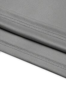 Men's Lightweight Short Sleeve Polo Shirt And Drawstring Waist Shorts Set, Comfortable, Slightly Loose Fit, Breathable - Grey - View 5