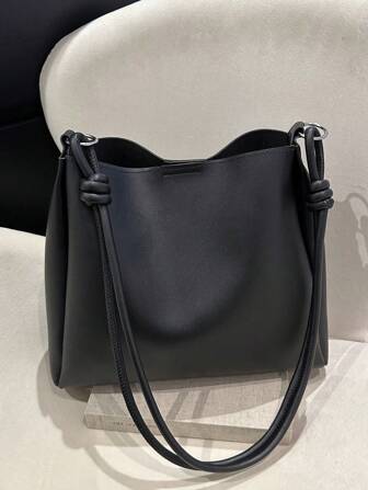 Fashionable Casual Women Tote Bag Foldable Convenient Large Capacity For Business Office For Festivals Holiday Gift Bag For College Students