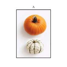 1/3PCS Autumn Harvest Poster Optional Frame Wall Art, Autumn Bounty For Kitchen Decoration, Seasonal Home Wall Decoration Wall Decor Living Room