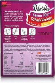 Delectables Bisque Lickable Wet Cat Treats - Chicken, Tuna &Amp; Shrimp, 12 Count - 高級綜藝 - 查看 2