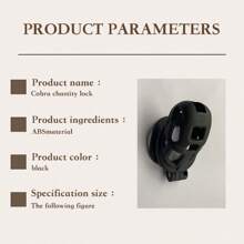 "Gift!" One Elastic Auxiliary Strap For More Comfortable Wearing. Chastity Men's Lock Chaste Vessel Black Light Pvc Penile Ring Snap Ring Multi Size Cage SM Sex Toys BDSM Pink Valentine's Day Bdsm Restraints Chastity Cage Bdsm Bondage Sex Tools