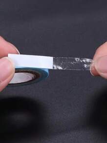 3码0.8厘米假发胶带双面假发胶带双面透明蕾丝前假发支撑胶带防水强力粘合双面假发发片接发