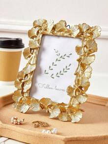 1 khung ảnh nhựa mạ vàng kiểu cổ điển, phông nền chụp ảnh phong cách Châu Âu, đạo cụ chụp ảnh, vật trang trí bàn làm việc, vật trang trí tường, vật trang trí nhà cửa và khung trưng bày ảnh (Không bao gồm ảnh) - Vàng - Xem 1
