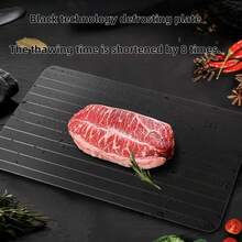 Aluminium Alloy Rapid Defrosting Tray, Household & Commercial Kitchen Meat, Seafood Defrosting Plate - Multicolor - View 1