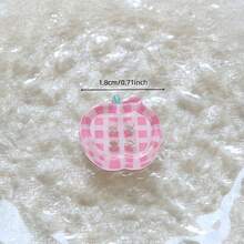 10/20pcs Cute Printed Transparent Colorful Apple Shape 4-Hole Buttons, DIY Sewing Buttons, Decorative Buttons For Clothing, Phone Cases, Phone Straps, Hair Accessories - Multicolor - View 17