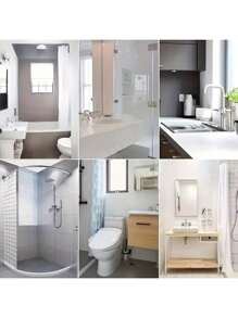 1 m Bande d'étanchéité en forme de U auto-adhésive, barrière d'eau pour salle de bain et toilettes, bande imperméable pour le comptoir, décoration de salle de bain, décoration d'automne, rentrée scolaire