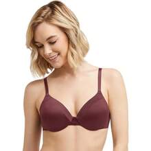 Maidenform Women's Comfort Devotion Underwire Bra, Full Coverage Convertible T-Shirt Bra - 可樂紅 - 查看 1