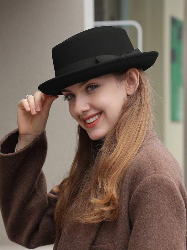 1pc Vintage Western Cowboy Hat, American Style Cowgirl Hat, Sun Protection Wide Brim Breathable Casual Hat For Men And Women, Summer