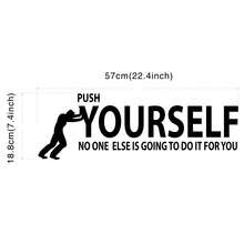 Heim-fitnessraum-decal Art Wand Vinyl Aufkleber Für Fitnessraum-dekoration, Gymnasium Dekoration, Raumdekoration, Tapetendesign, Fenster-aufkleber, Tür-decal, Innenarchitektur - Schwarz - Übersicht 6