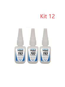 Kit 12 Tek Bond 793 Ultra Strong Multipurpose Instant Glue 20g - 彩色 - 查看 4