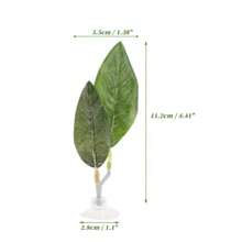 Artificial Betta Fish Bed Simulation Betta Leaf Bed Betta Hammock Pad with Suction Cup Aquarium Decor Fish Supplies