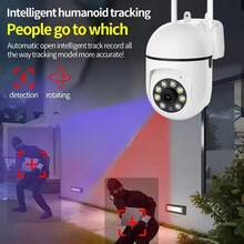 1080P High-Definition Wireless Security Camera, 2.4G Wireless WIFI 2-Megapixel Closed-Circuit Television Surveillance Camera, Rotatable And Tiltable 355°, App Control, USB Power Supply, No Battery Required, With Motion Detection Function - Multicolor - View 8