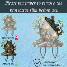 Early Xmas Magic Glowing Fairy Tree Banner|Museum-Grade Waterproof Fabric|Xmas Garden Enchantment|Bestie Tear-Jerker Gift (Boho Crystal) - Multicolor - View 5