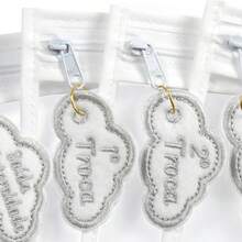 Kit Of 5 Maternity Bags With Embroidered Identification Tag And Zipper - Thẻ White Cloud - Xem 3