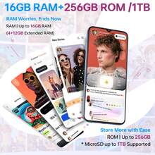 OUKITEL C1 Pro 智能手机，Android 15 操作系统，16GB+256GB/1TB 存储空间，5150mAh 电池，6.52 英寸高清+显示屏，1300 万像素摄像头，双 4G SIM 卡槽，无锁，3 个卡槽/指纹识别/OTG/3.5mm 耳机插孔 - 金色 - 查看 2