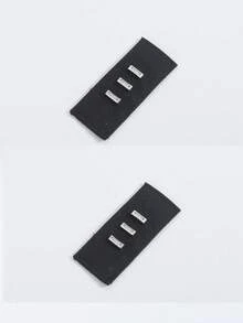 Adjustable Waist Belt Extender - Detachable, Elastic Fit, Unisex For Pants, Long Hook, Jeans Button Extender Set, Waist Belt Extender, Practical Sewing Tool, Unisex Adjustable Waist Belt Extender - Multicolor - View 19