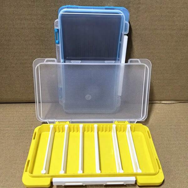 XD-63 Bait Box, Mini Box, Fly Bait Box, Pier Fishing Accessories Box, Sequin Box Double-Sided Bait Box