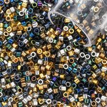Uniform 2mm Metallic Seed Beads Classic Bottle Packing Golden Silvery Glass Seed Beads For Charms Tassel DIY Craft Jewelry Making Fashion Accessories - Beads - View 6