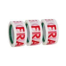 CILIA CILIA 1/3pcs 1.88 Inch X 165 Feet Fragile Tape Roll-Permanent Adhesive Care Packing Warning Labels For Shipping Box,Parcel, Package, Pallet