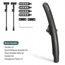 Bicycle Mudguard For 26/27.5/29 Inch Mountain Bike Front Rear Tire Bike Mudguard Wheel MTB Quick Release Mudguard - Multicolor - View 10