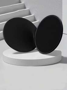 2 piezas Discos de Pilates para fitness rápido, sliders para el núcleo, sliders para los pies de yoga, equipo de entrenamiento de abdominales Six-paquete, discos deslizantes de equilibrio - Equipo de fitness portátil para entrenamiento de abdominales y yoga - Multicolor - Ver 4