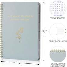 Aesthetic 2025-2026 Academic Planner - A Beautiful 7" X 10" Daily Planner For Women Or Men With Weekly &Amp; Monthly Spreads For The 25-26 School Year - Runs From July 2025 - June 2026