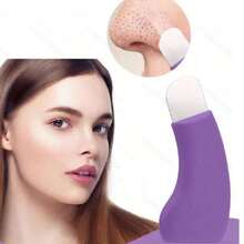 1 件全新不锈钢和塑料面部清洁刮刀，带硅胶套，清洁，硅胶面膜刷和黑头清洁，多功能，金属提取工具，用于黑头、白头、面部清洁铲化妆配件面部护肤工具鼻面部工具，适用于女性男性去除面膜铲面膜工具粉色、黑头去除器、美容、护肤产品、水疗、自我护理、护肤工具、面部护理、美容师用品、皮肤、洗面奶、面部