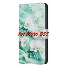 带卡槽的钱包保护套，适用于 MOTO/Honor/Infinix/VIVO - 粉花 - 查看 31