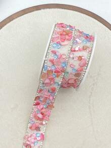 1pc 1 Yard Diamond Sew-On Rhinestone Trim, DIY Decoration For Clothes, Shoes, Bags, Hats - Color Mix - View 9