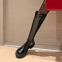 Women Mid-Calf Boots - 黑色升級版 - 查看 7