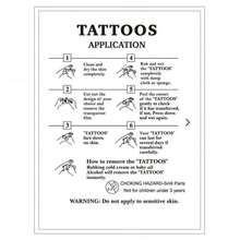 ELANE 10 Sheets Tramp Stamp Temporary Tattoo,Fake Temporary Tramp Stamp Tattoo Stickers For Women Grils Men - 19PCS-黑色 - 查看 7