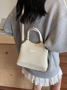 高品质时尚女士简约优雅复古手提包，适合购物、约会、通勤。时尚、优雅、简约、个性、多用途、经典，适用于通勤、办公室、约会、日常、购物、下午茶