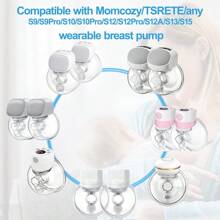 2025-New  6Pcs Flange Inrts 21mm Compatible With M Wearable Breast Pump S12 Pro/S9 Pro/S12/S9, For TSRETE/Spectra/ 24mm Shields/Flan, Reduce 24mm Tunnel Down To 21mm