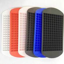 1 Small Square 160 Grid Silicone Ice Cube Tray, With Good Cold Resistance And Durability, Ice Mold, Pudding Mold, Suitable For Home, Bar, And Other Places, Easy To Use,.