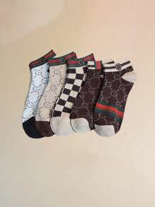 10 Pairs Mixed Women And Men's Casual Short Socks, Multi-Colors, & Versatile, Odor Resistant, Suitable For Daily Wear, Home, Travel, And Outdoor, All Season